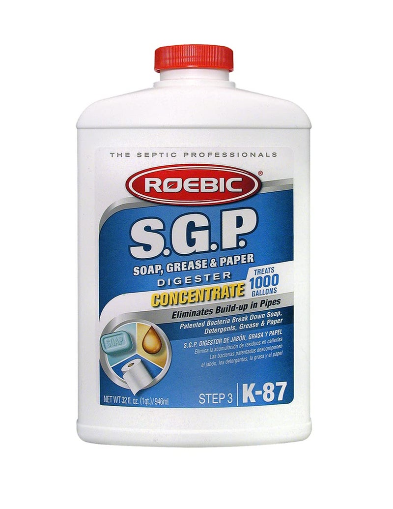Roebic SMP-1000-PAK-1 Complete Septic System Maintenance Kit: 4 Quarts, Pack of 1, All-in-One Solution for Septic System Care - Image 4