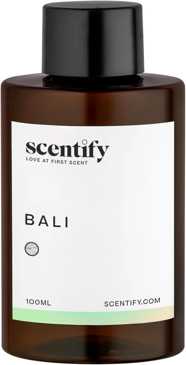 Scentify عطر زيت بالي للبخاخات الزيتية من سنتيفي - زيت عطري فاخر بنغمات الليمون والأخضر والعنبر والمسك والخشب - عطر بخاخ عطري مريح غير سام وصديق للحيوانات الأليفة 3.4 أونصة - Image 2