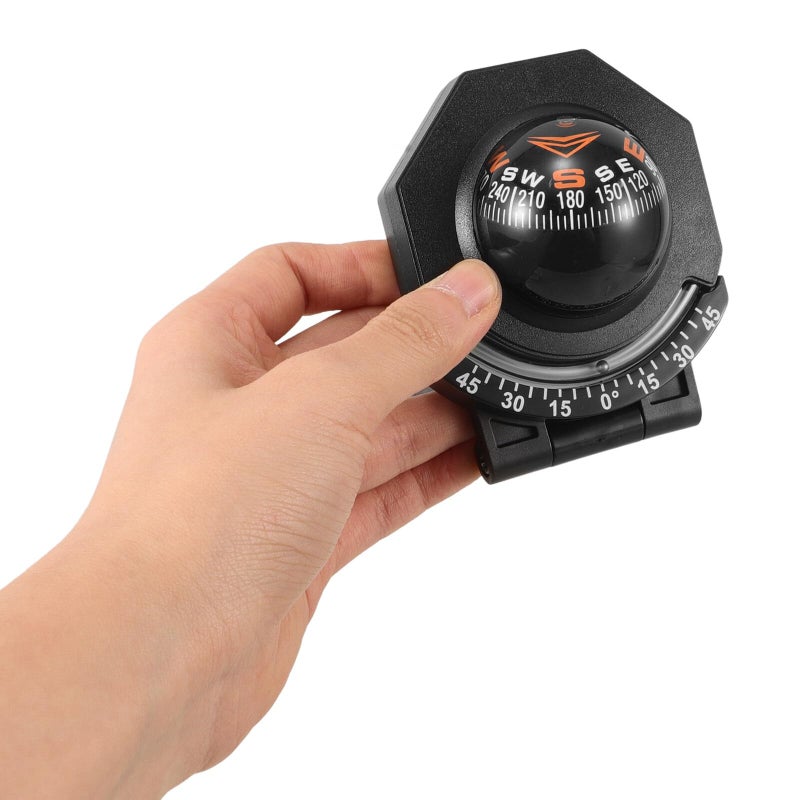 High Precision Luminous Folding Car Compass Ball with Night Light for Automotive Marine and Off Road Vehicles - Image 4