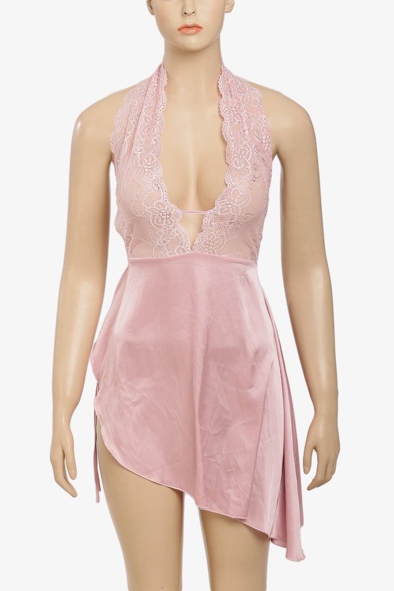 Carina Halter Neck Nightgown - Image 1