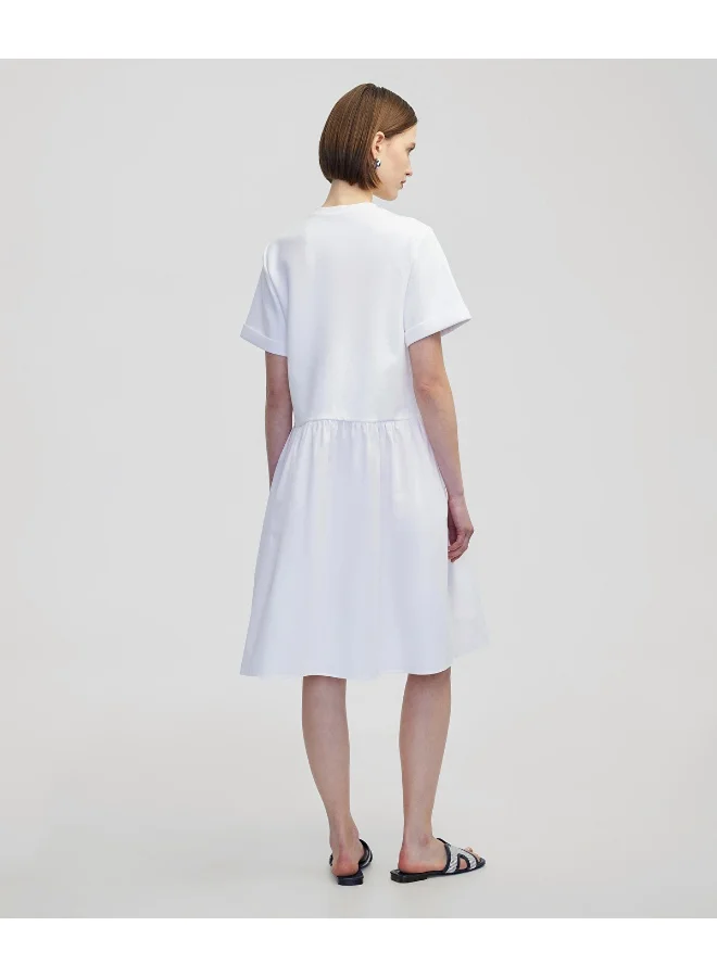 Asymmetric Gathered Dress