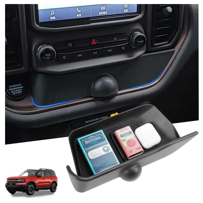 Sinminou Center Console Organizer Compatible with 2021-2024 Ford Bronco Sport CX430 Interior Accessories, Console Insert Drawer Storage Box; Not Fit for Ford Bronco - Image 1