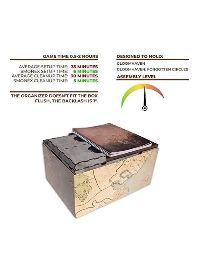 Wooden Organizer Box For Gloomhaven Board Game - Image 3