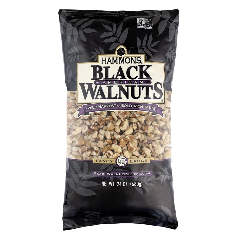Hammons Fancy Large Black Walnuts Wild Harvested  NonGMO  GlutenFree  High Protein  Keto Snack  Nuts for Cooking and Baking  24oz - Image 3
