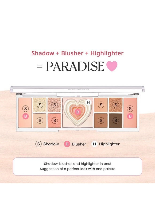 بيري بيرا لوحة ألوان Peripera ALL TAKE MOOD LIKE (02 PEACH HEAVEN (PERITAGE))  - Image 3