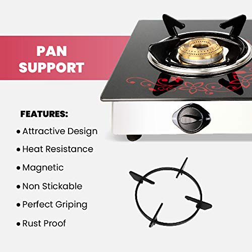 GREENCHEF Crystal Plus 2 Burner Glass Gas Stove (Black , Red), Manual - Image 4