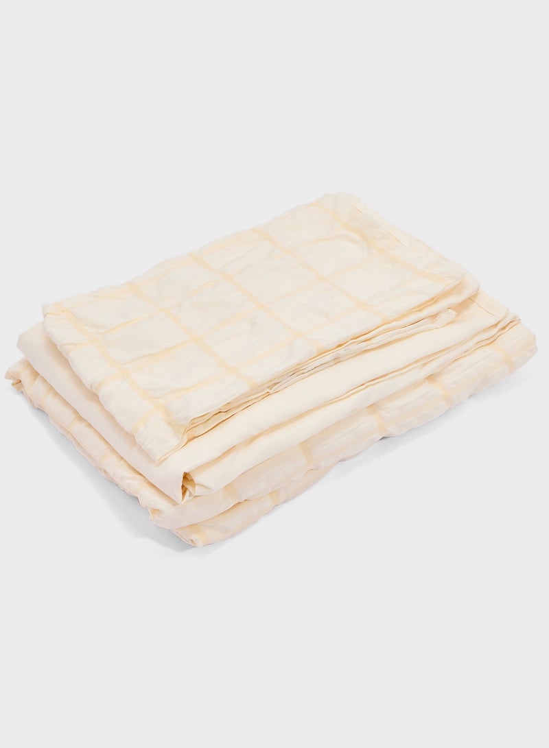 اورورا طقم مفروشات بتفاصيل مربعة - Image 5