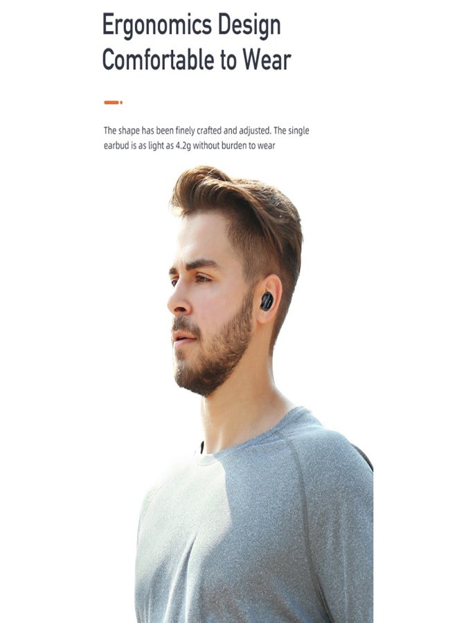 أوي سماعات أذن لاسلكية ستيريو AWEI T13 Pro بتقنية بلوتوث، سماعات رياضية بتصميم مريح، مقاومة للماء بمعيار IPX6، سماعات أذن داخلية تعمل باللمس للموسيقى والألعاب والمكالمات - Image 4