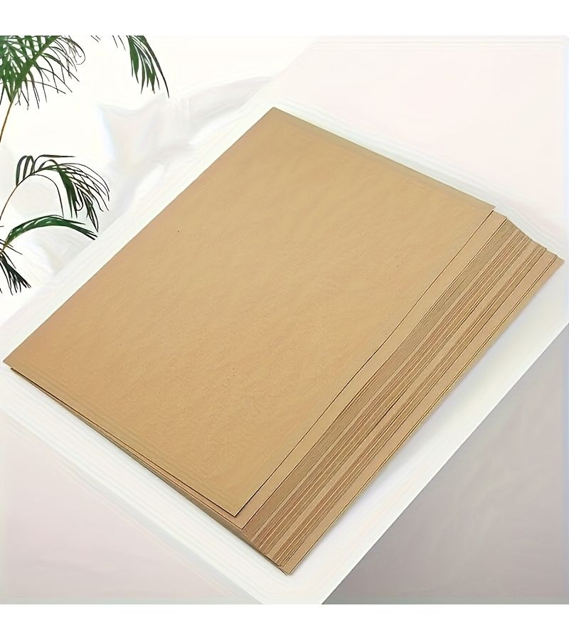 100pcs Vintage Handmade Hemp Paper Calligraphy Rice Paper Raw Edges - Image 3