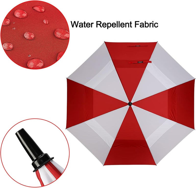 G4Free 47/54/62/68 Inch Golf Umbrella Auto Open Windproof Umbrella Double Canopy - Image 3