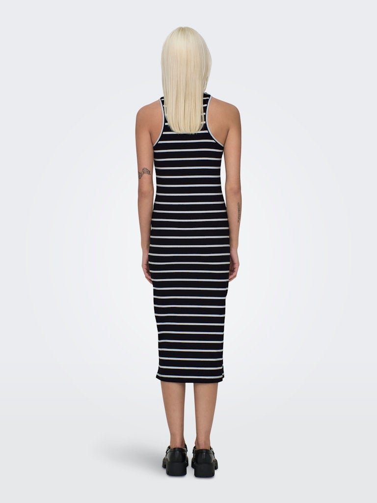 ONLY ONLBELFAST STRIPE S/L MIDIDRESS JRS NOOS - Image 4