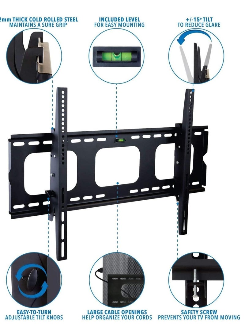 Fixed Wall Mount - Securely Mount Your 32 to 80 Inch Screen with Sleek Design, Easy Installation, and Universal Compatibility - SH65F Fixed Wall Mount - Image 3