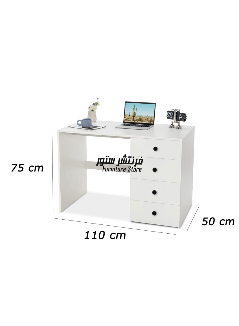 Furniture Store Modern desk, height 75 cm - width 110 cm - depth 50 cm, from Furniture Store.  - Image 3