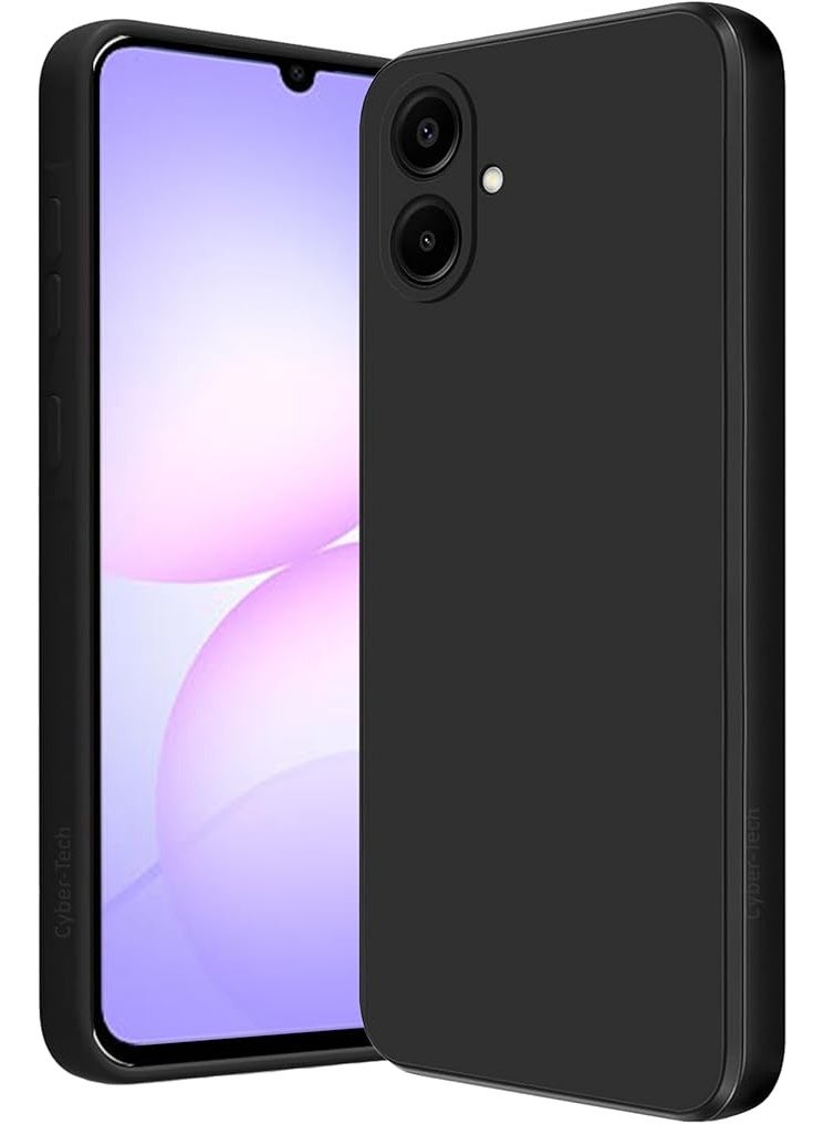 Case for Samsung Galaxy A07 4G Back Cover Black Slim Fit for Soft TPU Cover Flexible Silicone Cover Matte Galaxy A07 4G Black - Image 1