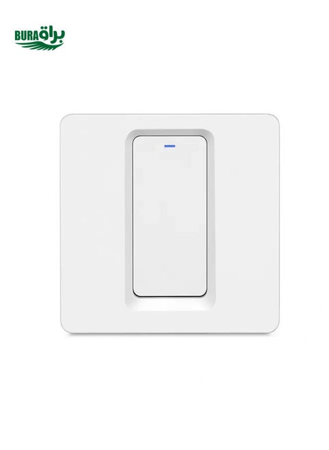 Tuya ZigBee Smart Single-fire Zero-fire Sharing Switch Phone Control Voice Panel EU Plug, Spec: 1 Button