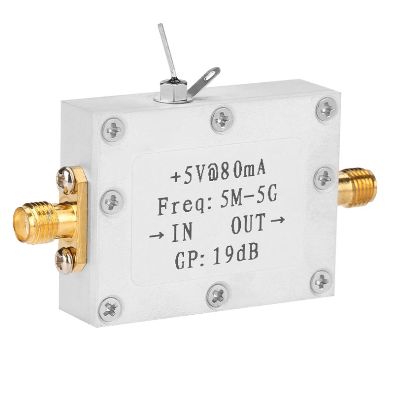 RF Signal Amplifier: 5M-5GHz 19dB Gain Module - Wide Operating Frequency Range, Big Dynamic Range for Fixed Gain Radio Frequency Signal Amplification - Image 5