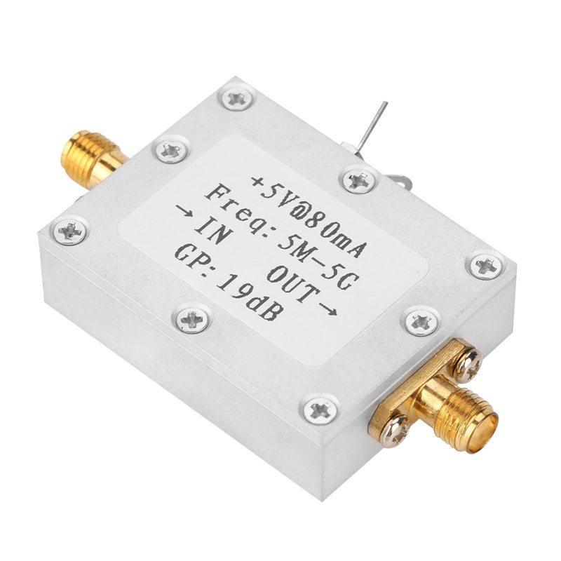 RF Signal Amplifier: 5M-5GHz 19dB Gain Module - Wide Operating Frequency Range, Big Dynamic Range for Fixed Gain Radio Frequency Signal Amplification - Image 4