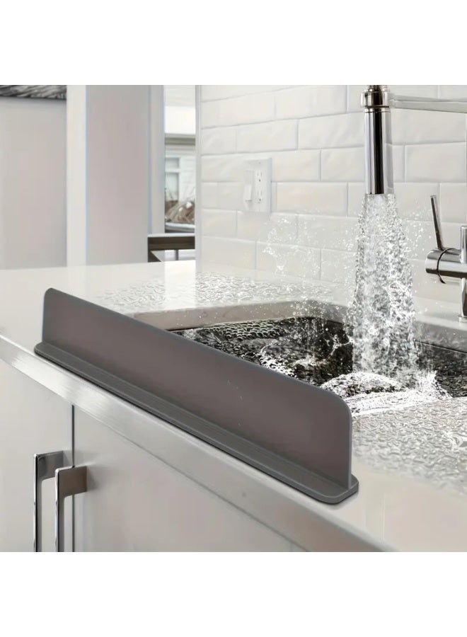 نكسا ورلد واقي من رذاذ حوض المطبخ من السيليكون، حاجز مياه لحوض غسيل المطبخ، غطاء رذاذ الحوض مع كوب شفط، مناسب للمختبر، الحوض، حوض غسيل الأطباق، حوض غسيل الخضروات، أدوات المطبخ - Image 5