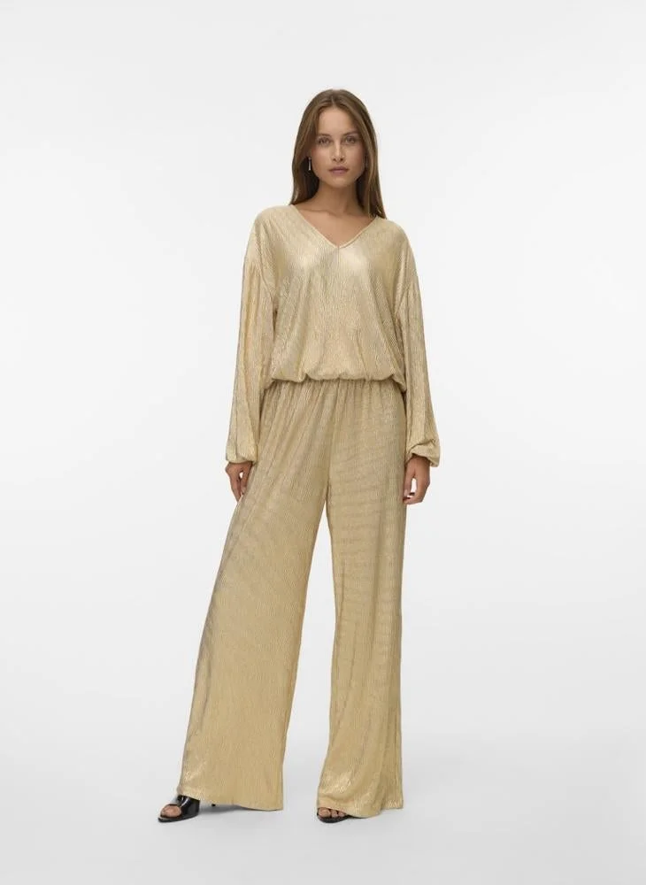 VERO MODA Champagne Wide Trousers