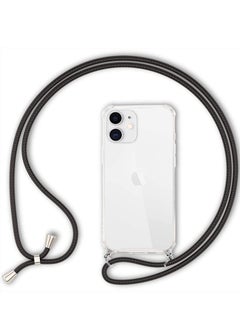 واي آند دي Cases Cover with Lanyard Strap Cord Chain for iPhone 12 Pro Case, Mobile Phone Crossbody Necklace Stylish Hang Holder Easy to Carry Bumper  - Image 1