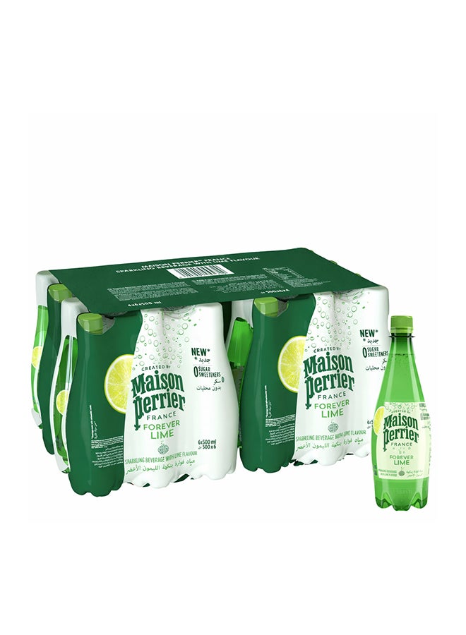 Maison Perrier Lime Pet Bottle 500ml - Pack of 24 - Image 1