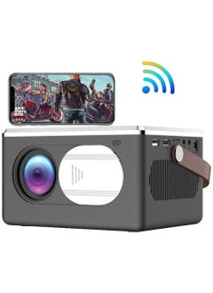 Generic Wireless Android Projector, LED Support 1080P, Mini Portable Projector, Support Mobile Phone WIFI Smart Home Theater  - Image 1
