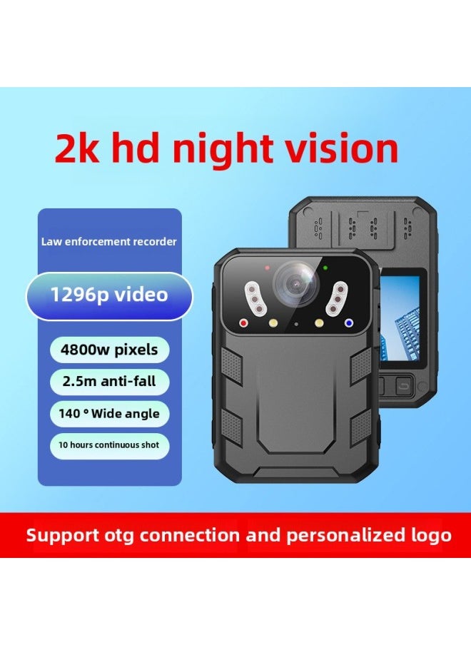 Generic Law Enforcement Recorder With Anti-shake On-site Duty HD Night Vision Work Long Endurance On-duty Video Recording Recorder-Body Color:T6 Hd Night Vision 21 Hours Battery Life 64g  - Image 2