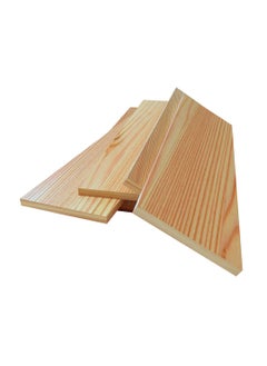 Timberz Timberz Pinewood Natural Wooden Planks 10 Pieces of Natural Pine Wood Rectangle Board Panel for Arts Craft 30cm Rectagular PineWood Panel Medium 