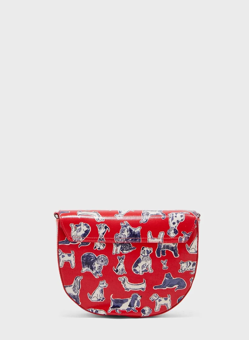 Cath Kidston Stratton Saddle Moon Cut Crossbody