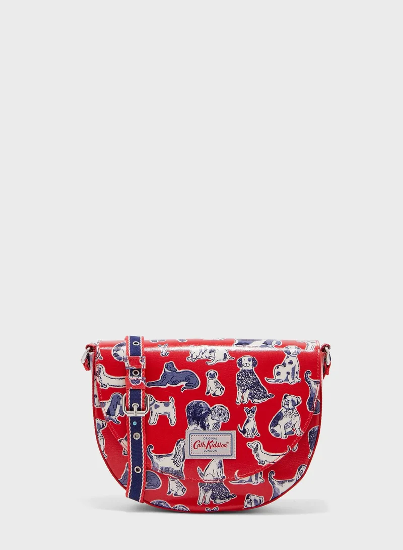 Cath Kidston Stratton Saddle Moon Cut Crossbody