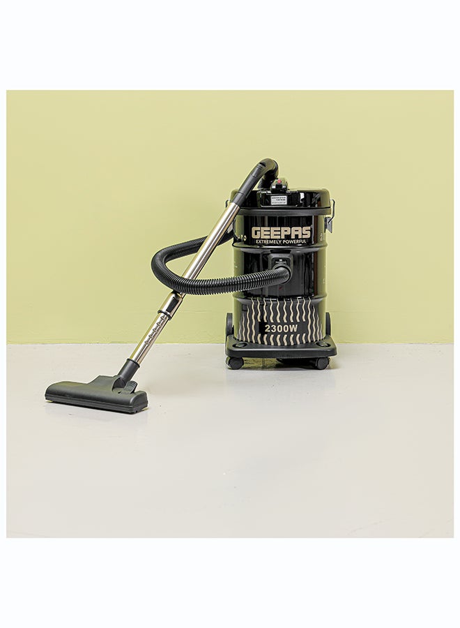 GEEPAS Drum Vacuum Cleaner With 25 L Dust Bag Capacity- GVC2592/  With Elegant Body, Dry and Blow Function/ Powerful Suction, Full Indicator, Multiple Accessories Included/ Perfect for Home, Office, Apartments/ 2 Years Warranty 25 L 2400 W GVC2592 black - Image 5