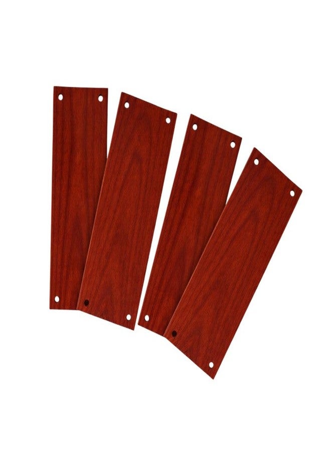 Timberz MDF Hanging Planks Mahogany Finish | Rectangular Solid Wooden Boards for Crafting, DIY Projects, Painting, Wall Hanging Art, Sign Boards & Home Decor (Pack of 4) - Image 1
