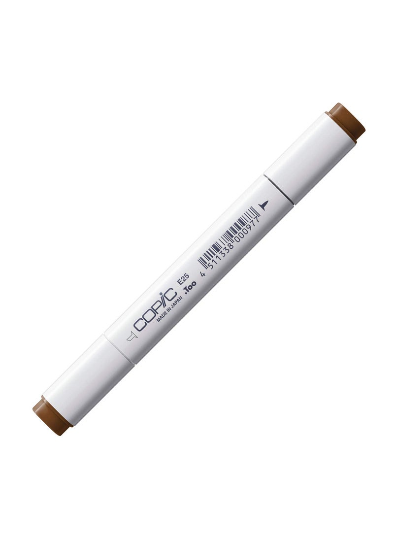 COPIC - Copic Marker with Replaceable Nib, E25-Copic, Caribe Cocoa - Image 1