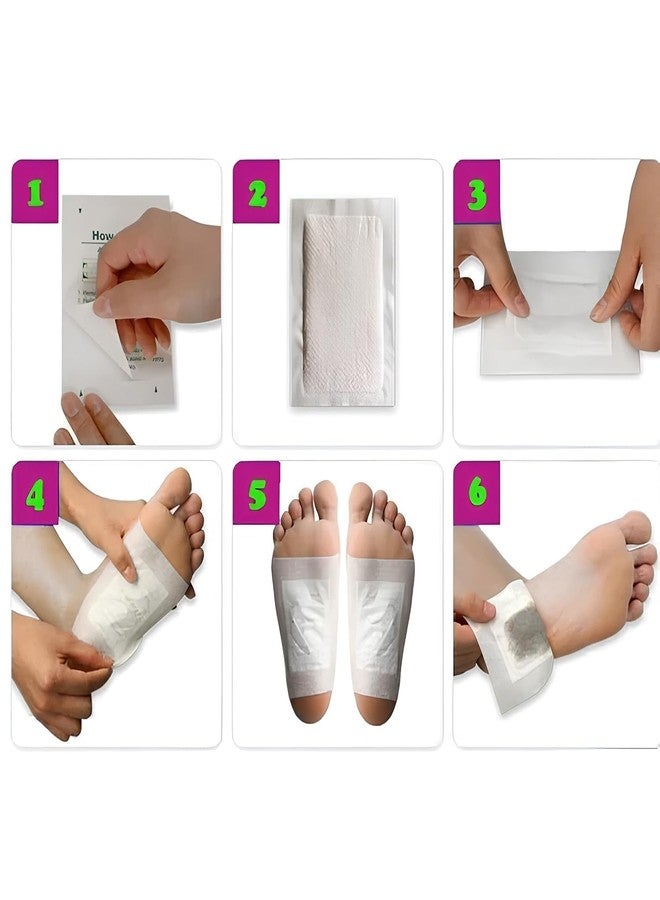 Greenhood Detox Foot Patches, Cleansing Toxin Remover Foot Pads, Detoxify Stress Relief Sleep Patch For Detoxification, For Men & Women (10) - Image 5
