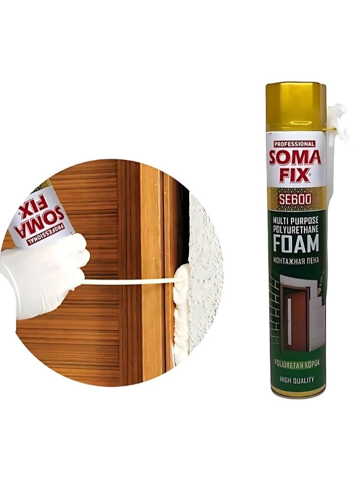 Somafix Multi-Purpose PU Foam Spray – Gap Filler and Sealant  - Image 1