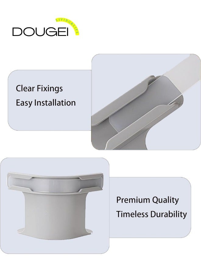 دوغي مجموعة حاملات ملاءات السرير المغلقة - 4 عبوات من مشابك زاوية حامل ملاءات السرير شديدة التحمل ، ملاءات مجهزة مثبتة بإحكام في مكانها مع حزام ، قبضة مانعة للانزلاق لجميع أحجام المراتب ، شريط حلقة خطاف متضمن - Image 4
