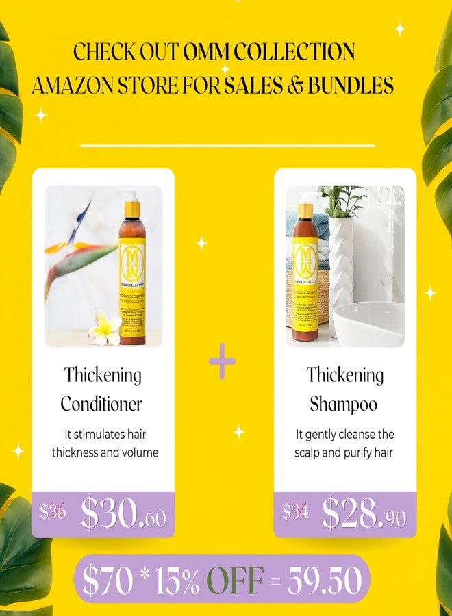 OMM Collection All Natural Hair Thickening Shampoo (240ml) - Image 2