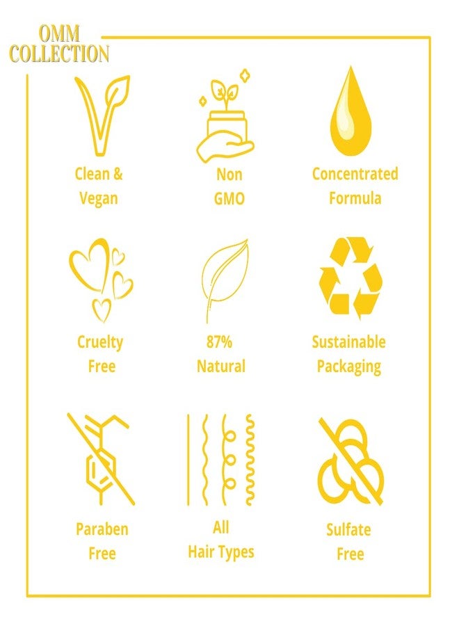 OMM Collection All Natural Hair Thickening Shampoo (240ml) - Image 5