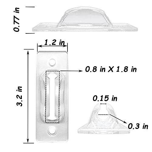 AWEI AZHI Light Switch Guard, 6 Pack, Clear Light Switch lock, Child Proof Light Switch Cover Guard, Keeps Light ON Or Off Protects Your Lights or Circuits from Accidentally Being Turned on or Off - Image 2