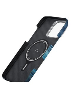 PITAKA Tactile Woven Ultra Slim Case for iPhone 16 Pro Max with Raised Camera Lip / Woven Touch / Compatible with MagSafe / Drop and Damage Protection - Moonrise  - Image 4