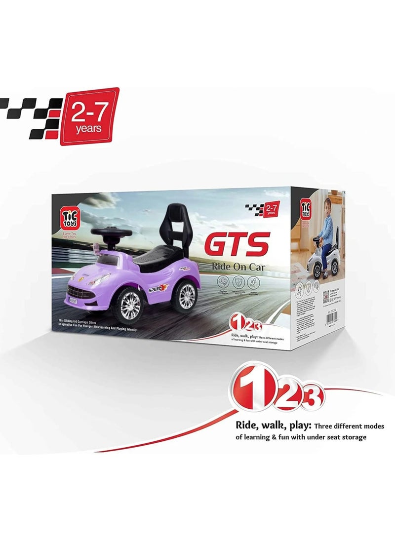 Tic Toys - Tic Toys car for kids GTS Purple - Image 1