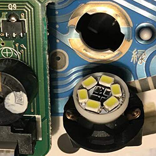 BlyilyB 12-Pack White T10 194 168 With Twist Lock Socket PC194 PC195 PC161 PC158 Dash Instrument LED Light Bulbs Bright Panel Gauge Cluster Dashboard LED Light Bulbs - Image 5