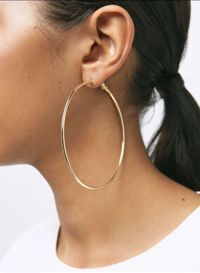 بارفوا الأقراط الكبيرة الدائرية الأساسية