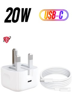 Apple 20W Usb-C Power Adapter Iphone 13 SERIES - Ipad Pro White