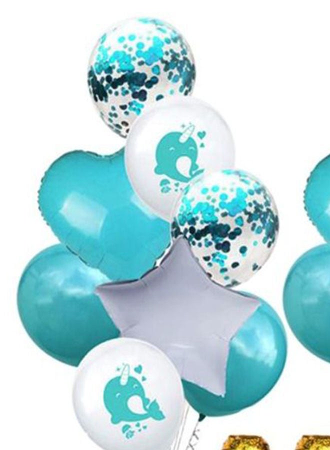 نيبمينينت طقم بالون من ورق الألومنيوم لزينة حفلة عيد الميلاد 18 قطعة طراز 1-588735083039 - Image 2