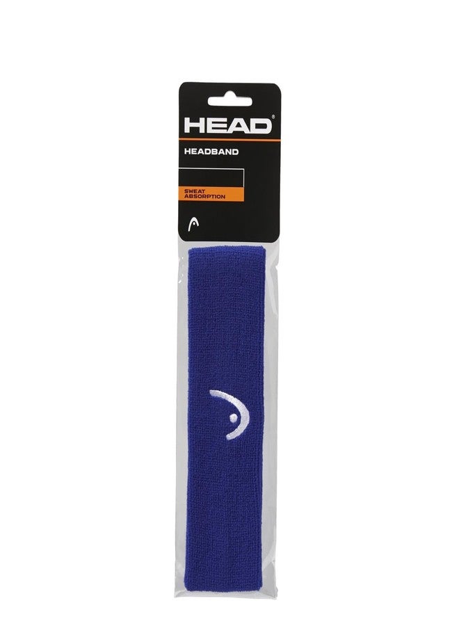Head Cotton Headband, Color - Blue - Image 2