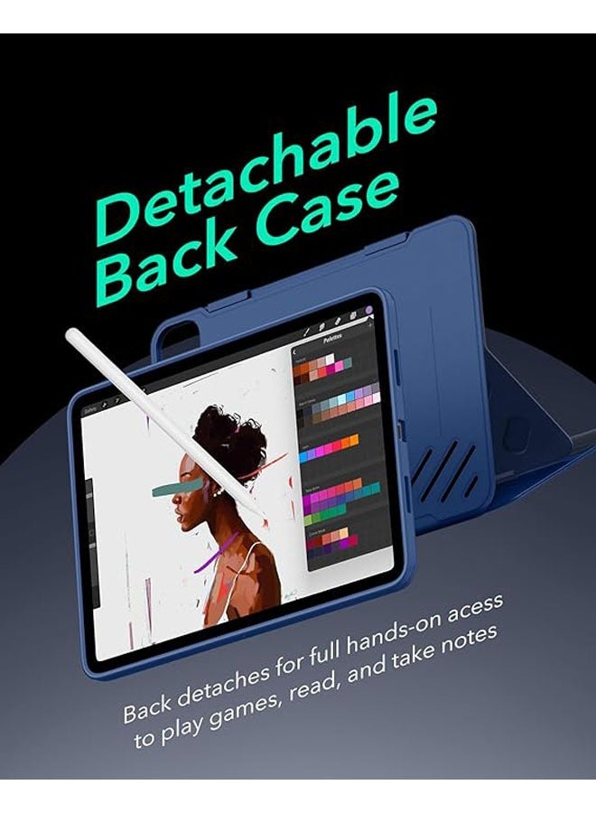 general iPad Pro 11/13 Inch Phone Case M4 2024, Swivel Case with Removable Magnetic Cover, Adjustable Portrait/Landscape Stand with Raised Screen View, 9 Stance Angles, Shift Series - Image 5