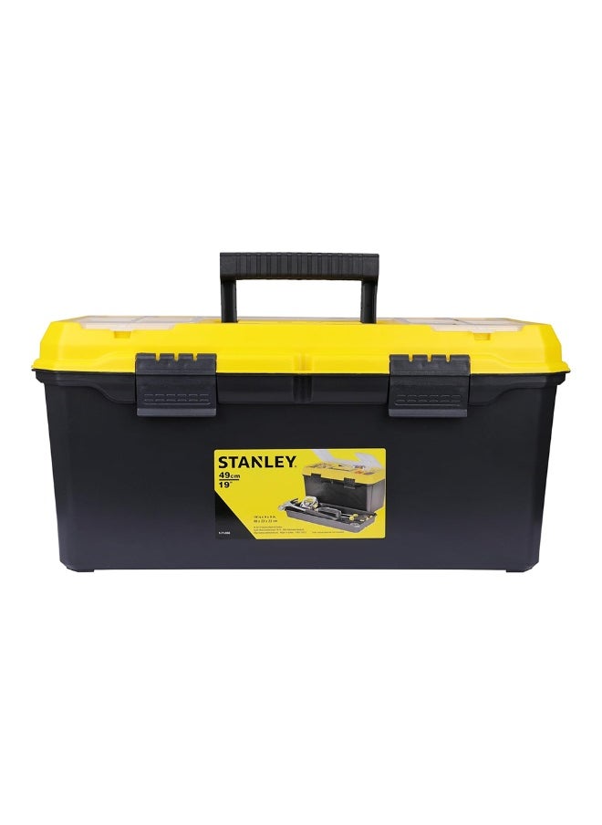 Stanley 1-71-950 19" Plastic Multiple Compartsment Tool Box  - Image 1