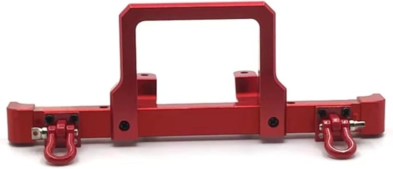 ترقية المصد الأمامي المعدني الأحمر لسيارة RC طراز MN90 MN99S D90 D91 D96 قطع غيار - Image 1