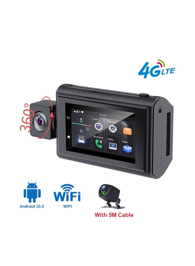 3 Inch Dual lens 1080P 4G dash cam Android 10 2+32G with Wi-Fi GPS ADAS - Image 1